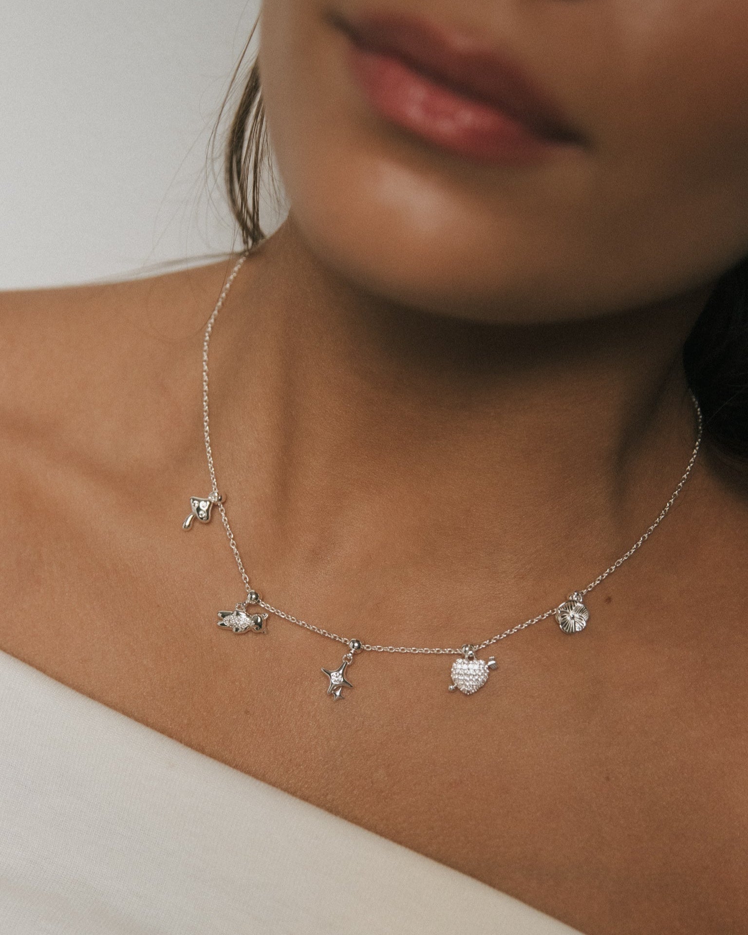 Birthflower Charm Silver