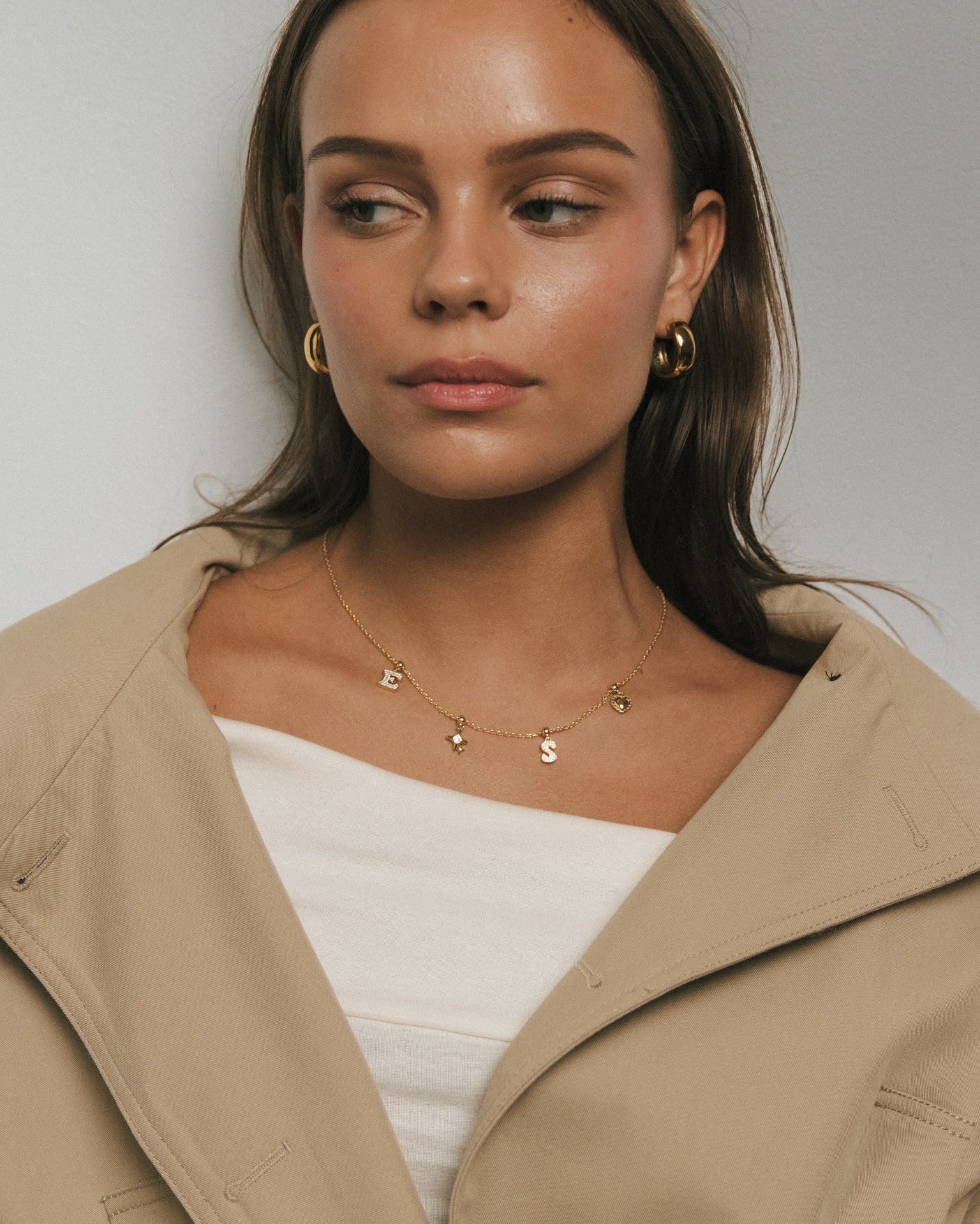 Bold Dome Hoops Gold