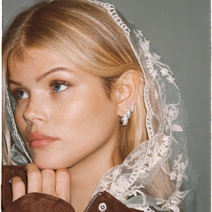 Dome Hoops (M) Silver