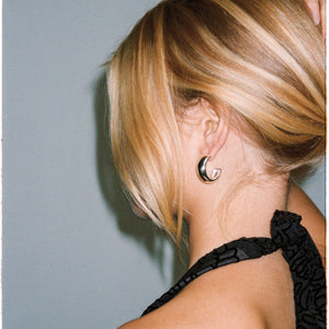Bold Dome Hoops Silver