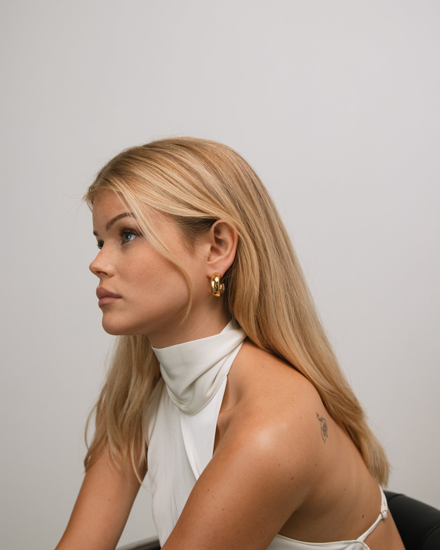 Bold Dome Hoops Gold