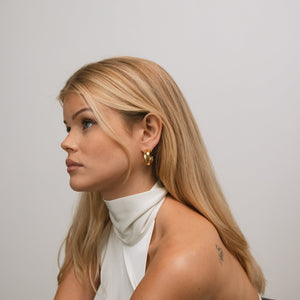 Bold Dome Hoops Gold