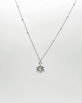 Sun Necklace Silver