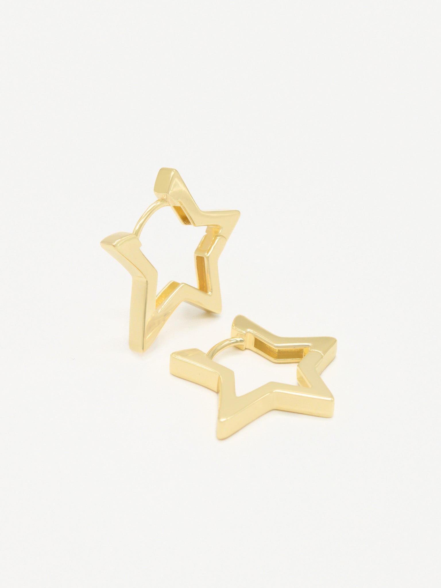 Star Hoops Gold