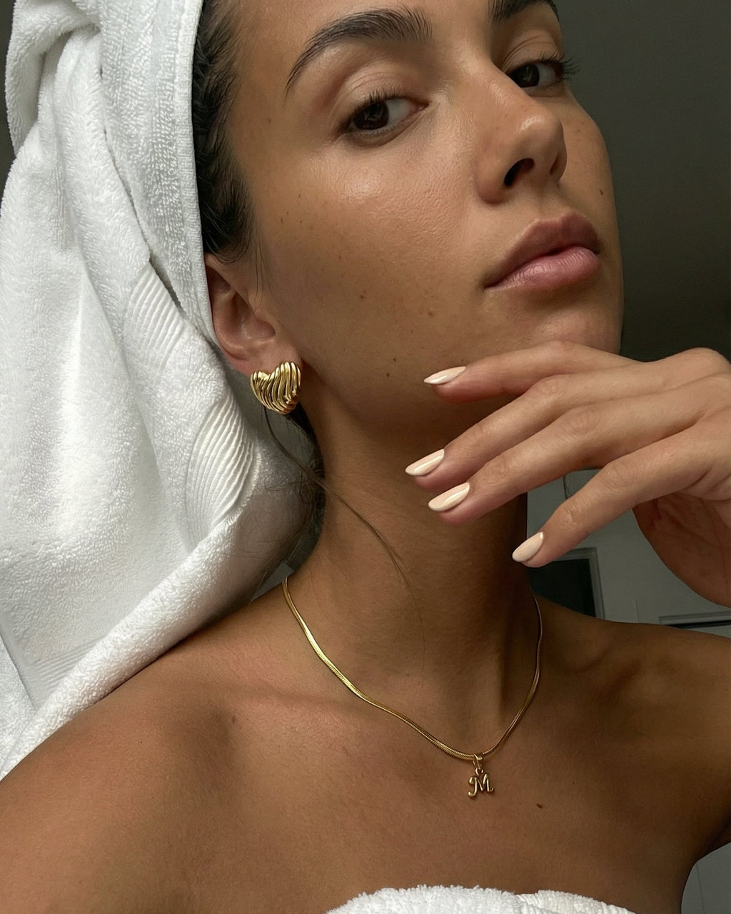 Wavy Heart Earrings