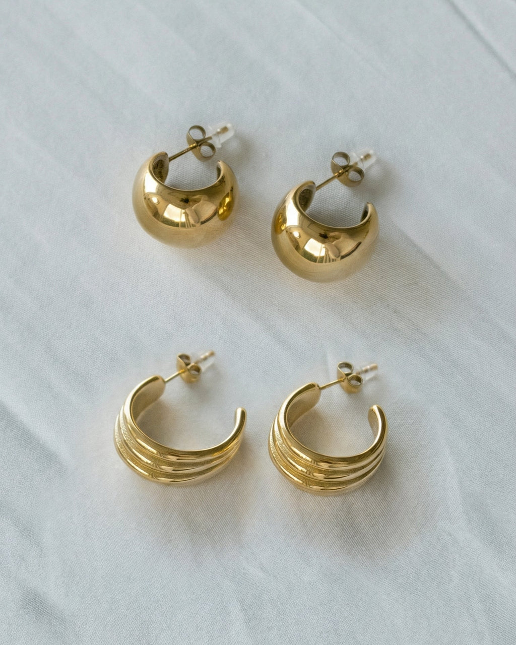 Ribbed Hoops