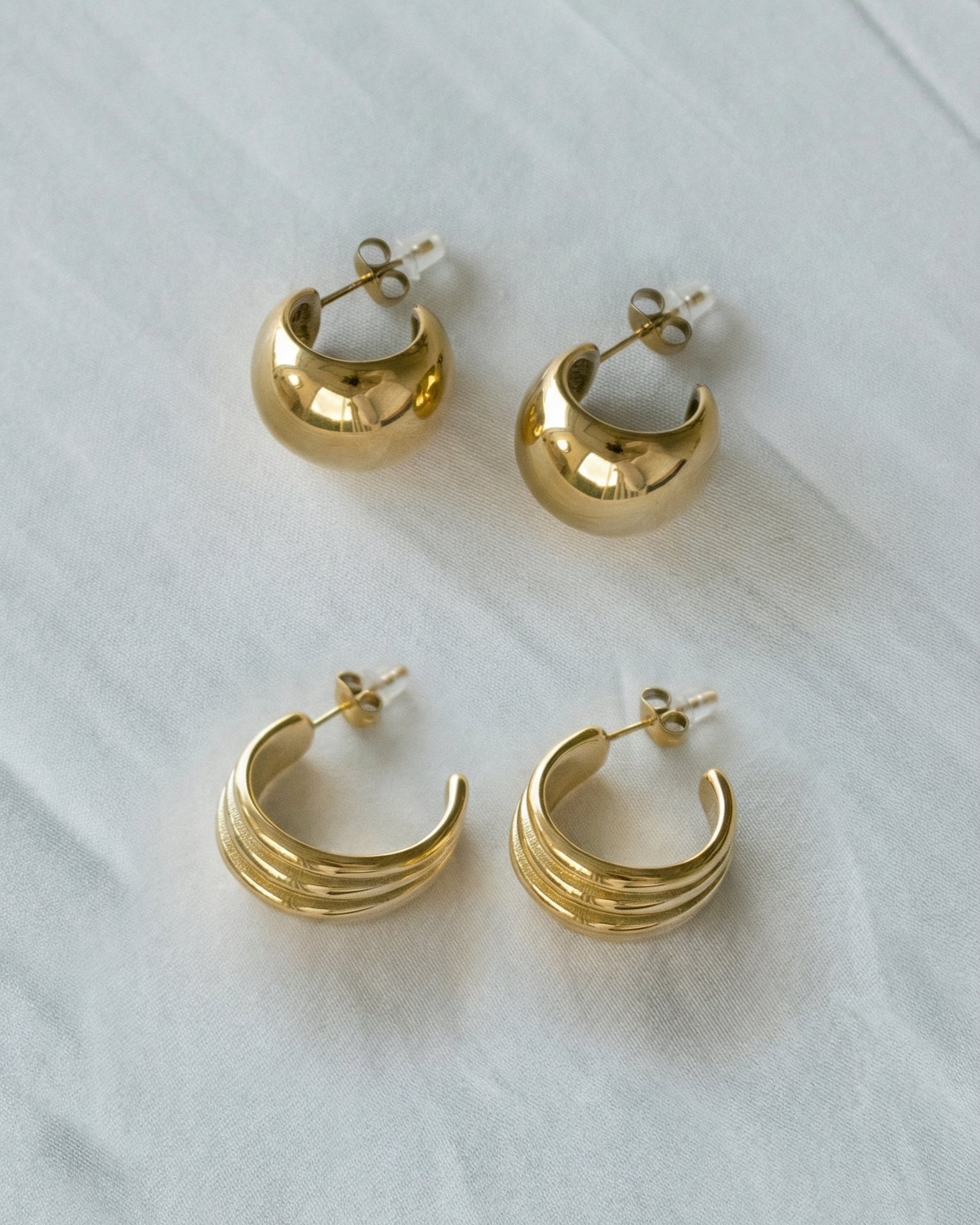 Ribbed Hoops