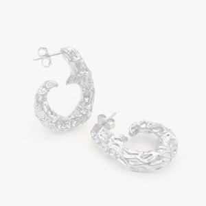 BFF Hoops Large Silver