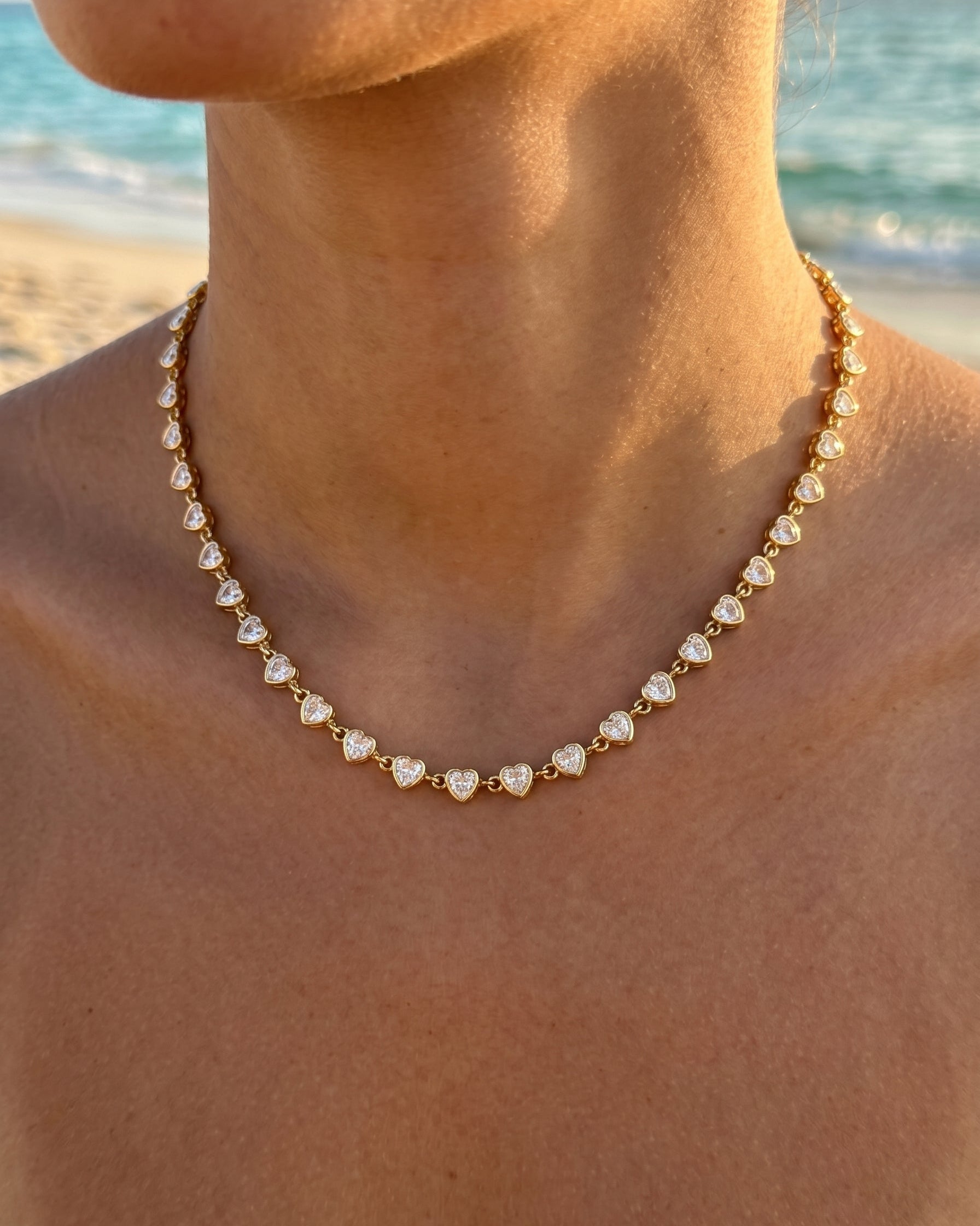 Diamond Heart Chain