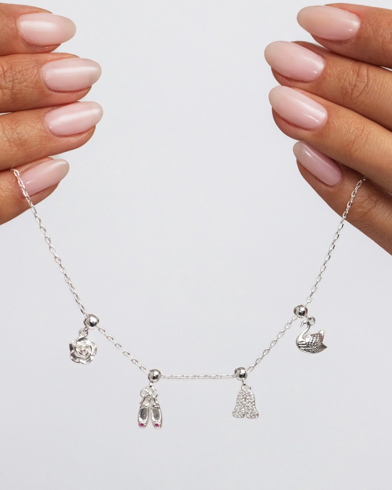 Rose Charm Silver