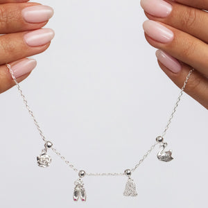 Rose Charm Silver