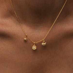 Clover Charm Gold