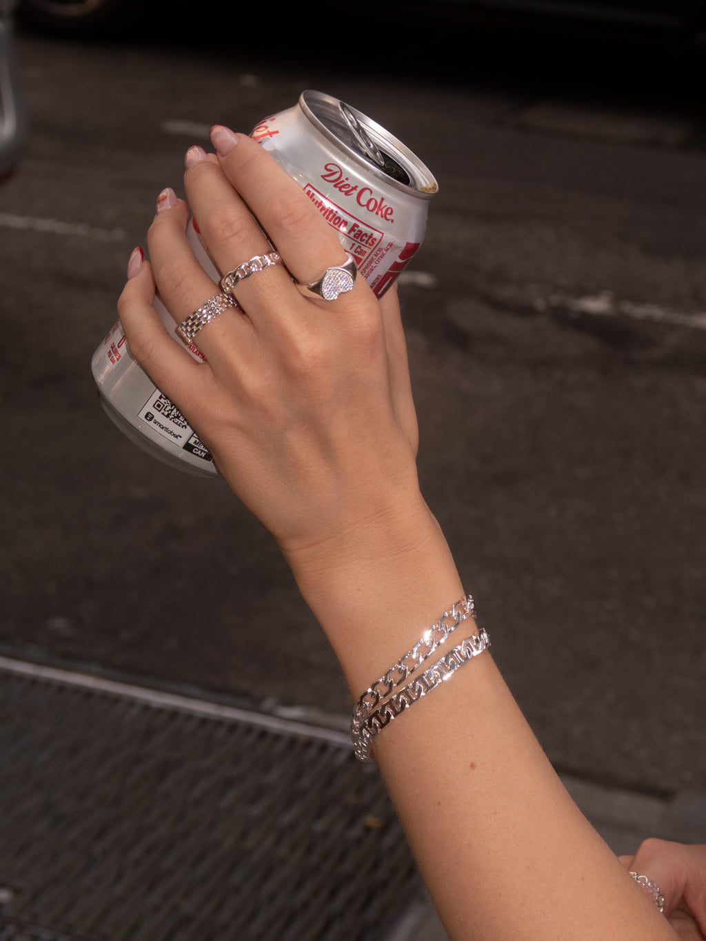 Avenue Link Ring Silver