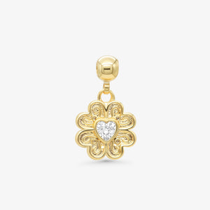 Clover Charm Gold