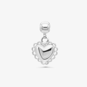 Heart Charm Silver