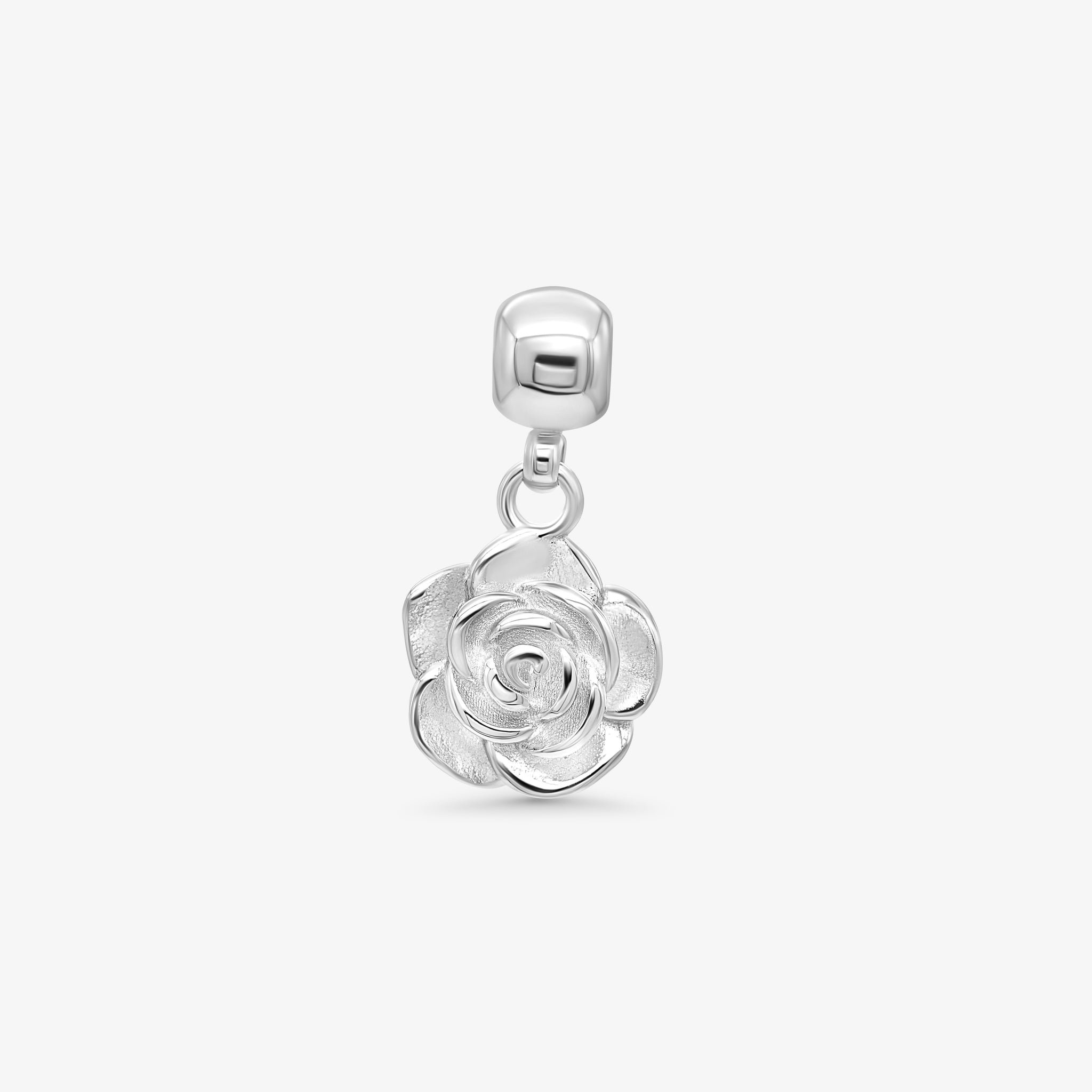 Rose Charm Silver