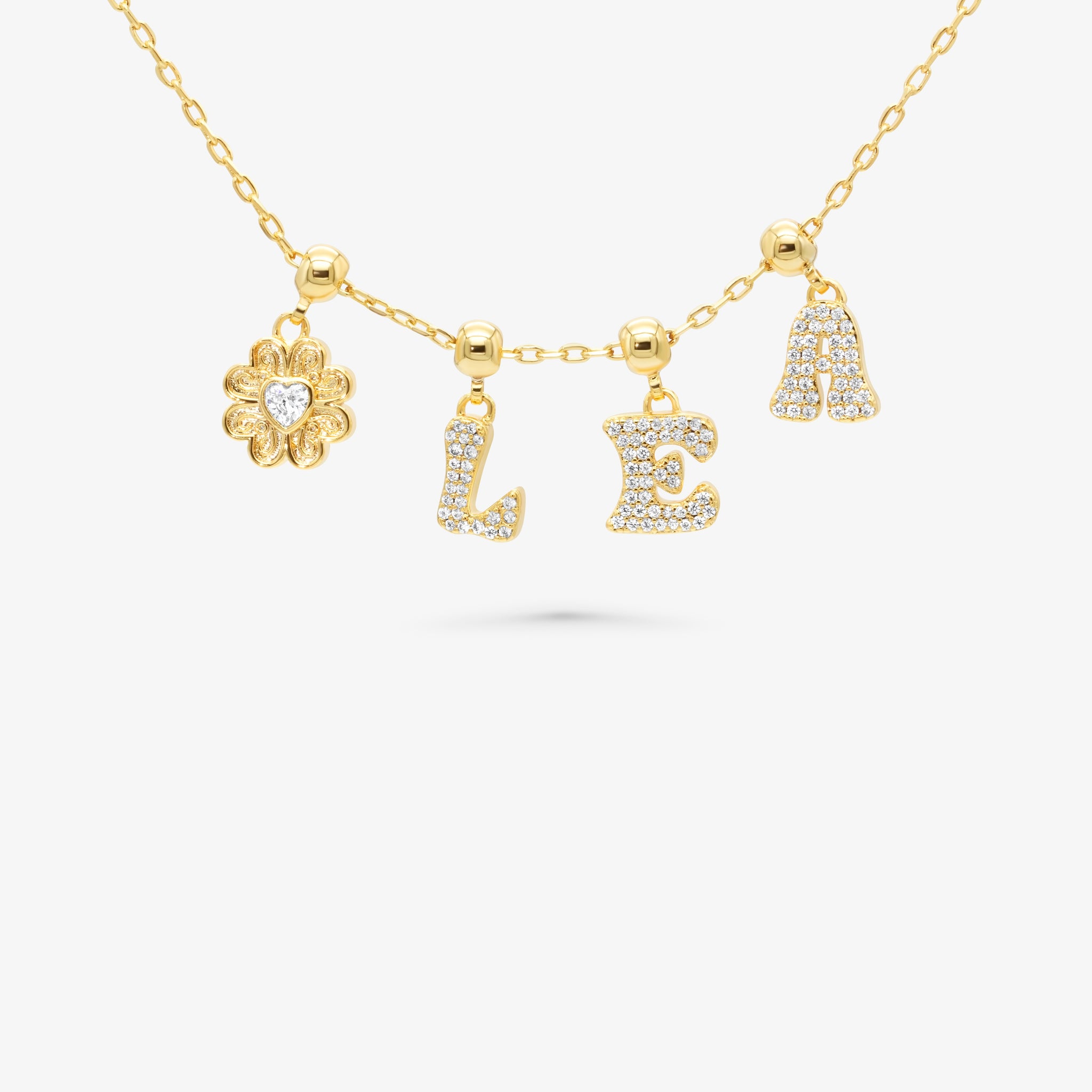 Clover Charm Gold