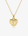 Locket Letter Necklace