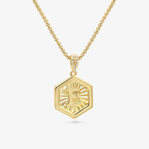 Letter Necklace Gold
