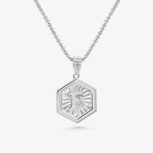 Letter Necklace Silver
