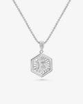 Letter Necklace Silver
