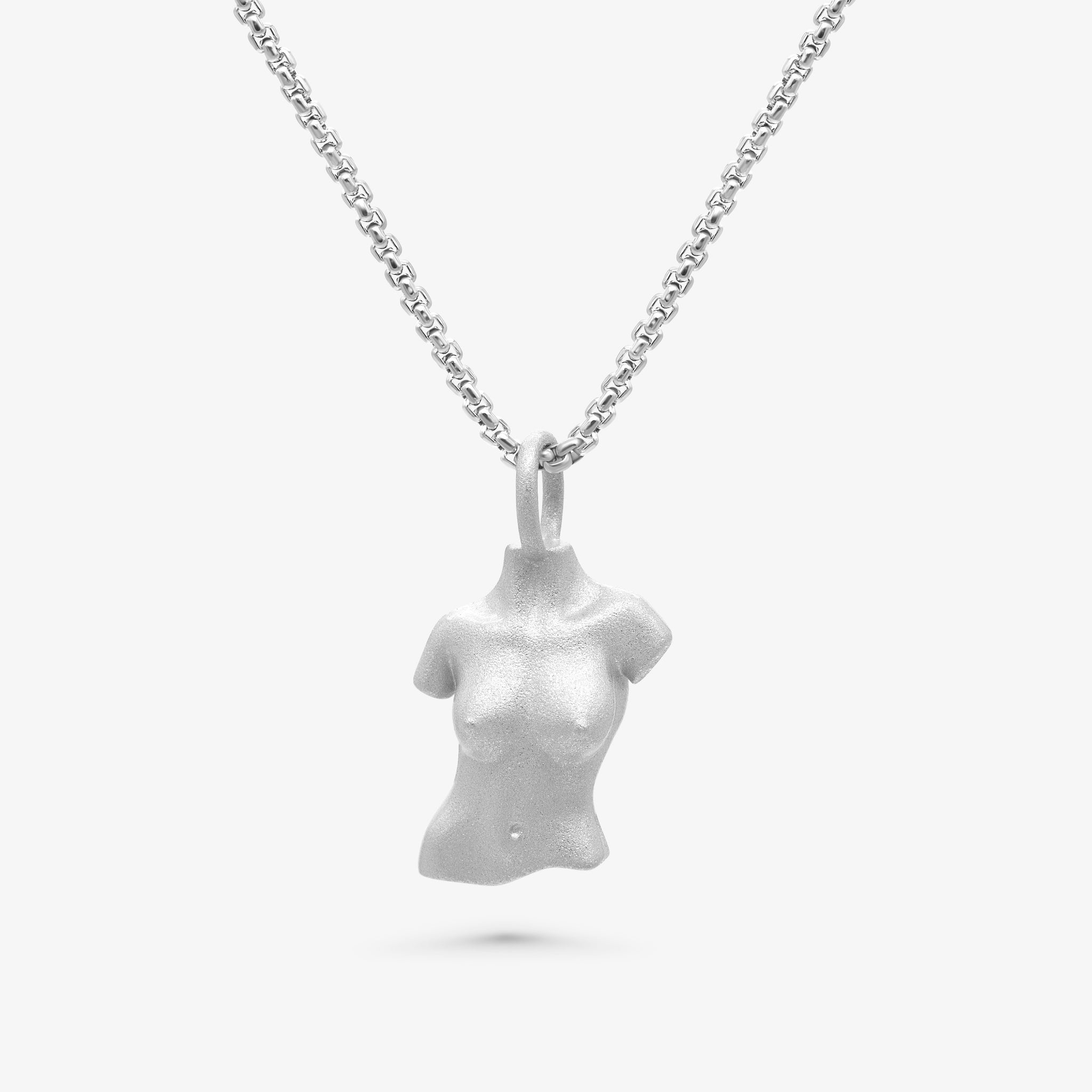 Figure Necklace Silver