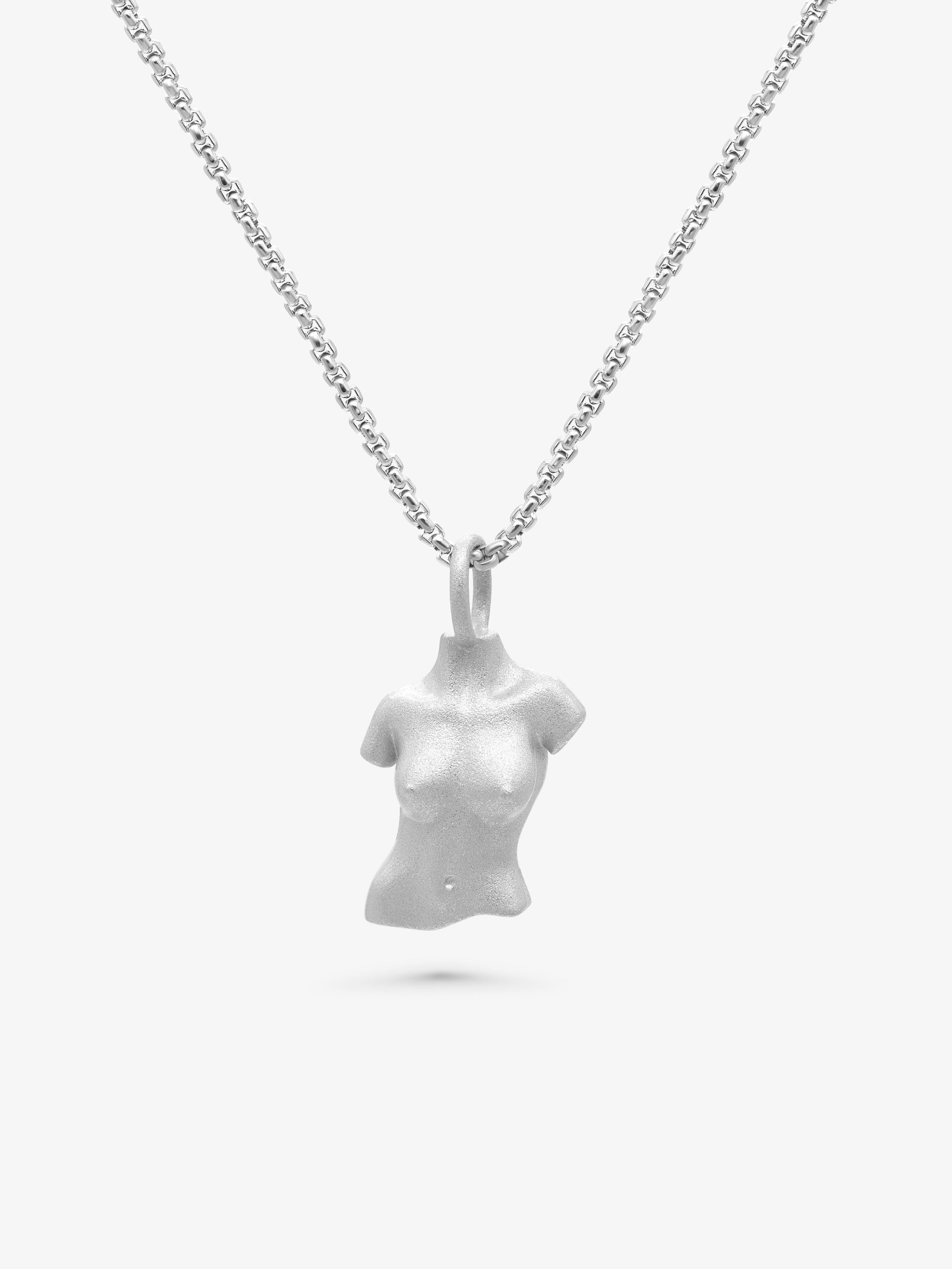 Figure Necklace Silver