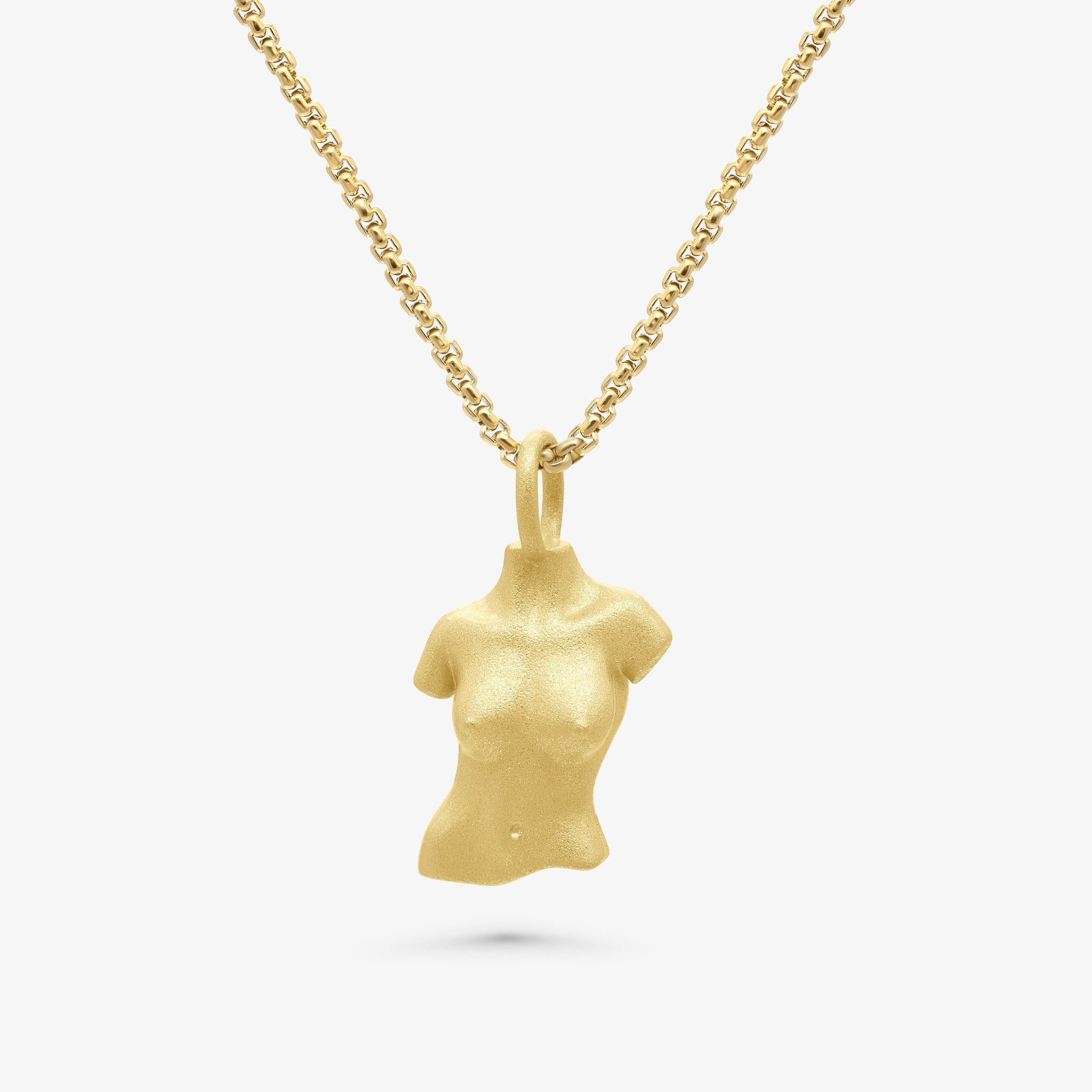 Figure Necklace Gold