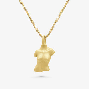 Figure Necklace Gold