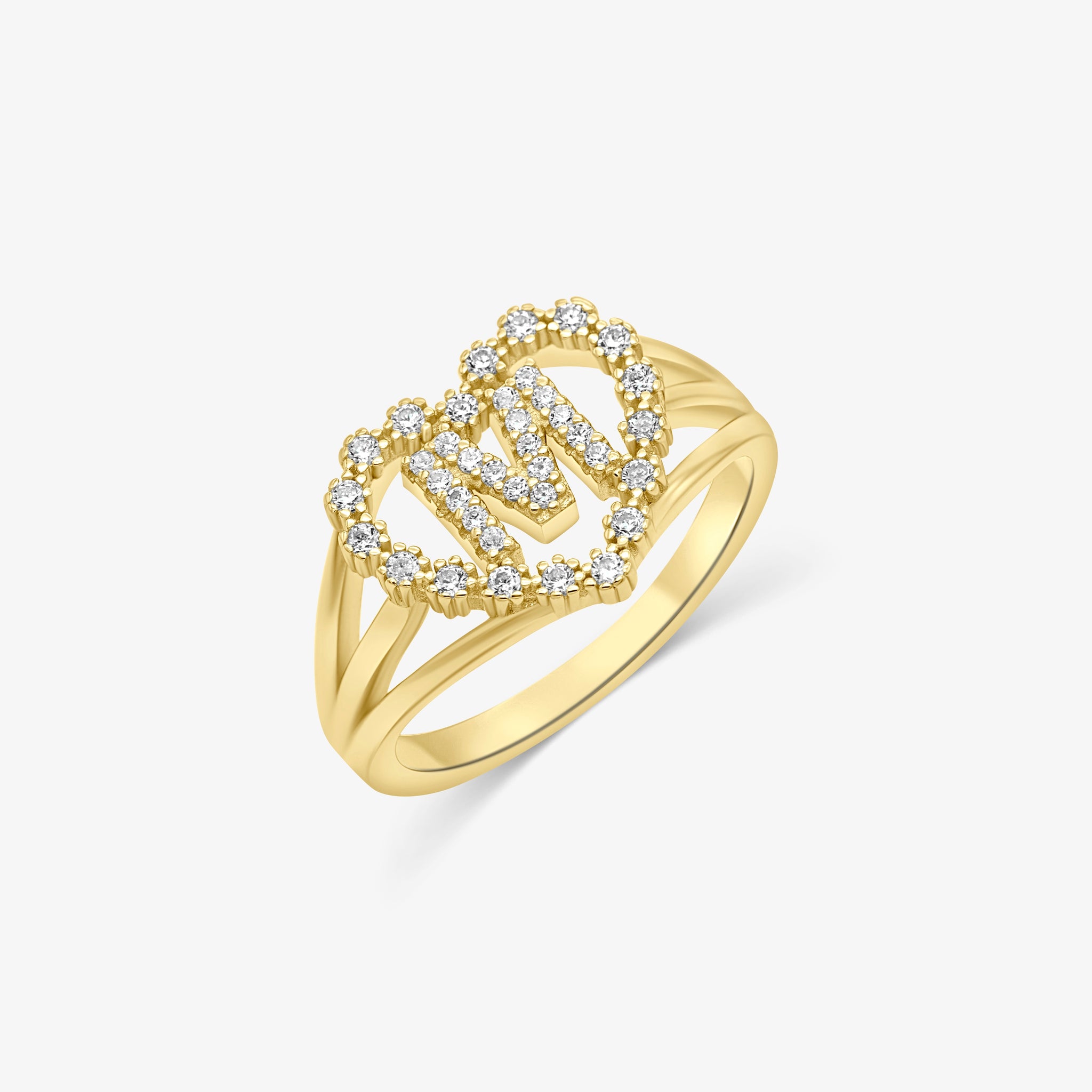Letter Ring Gold