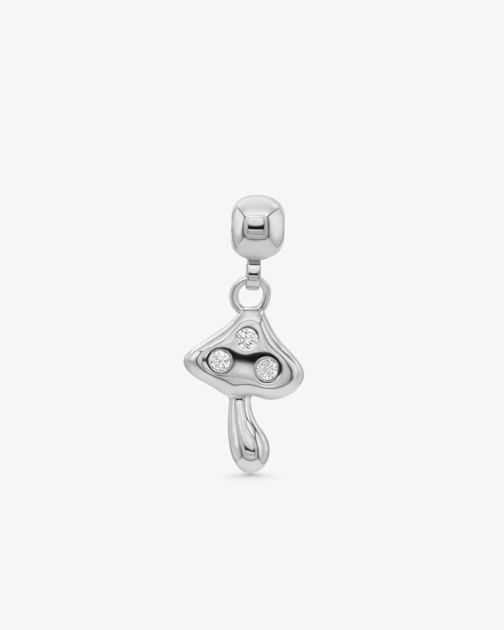 Mushroom Charm Silver