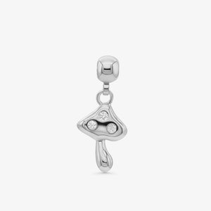 Mushroom Charm Silver