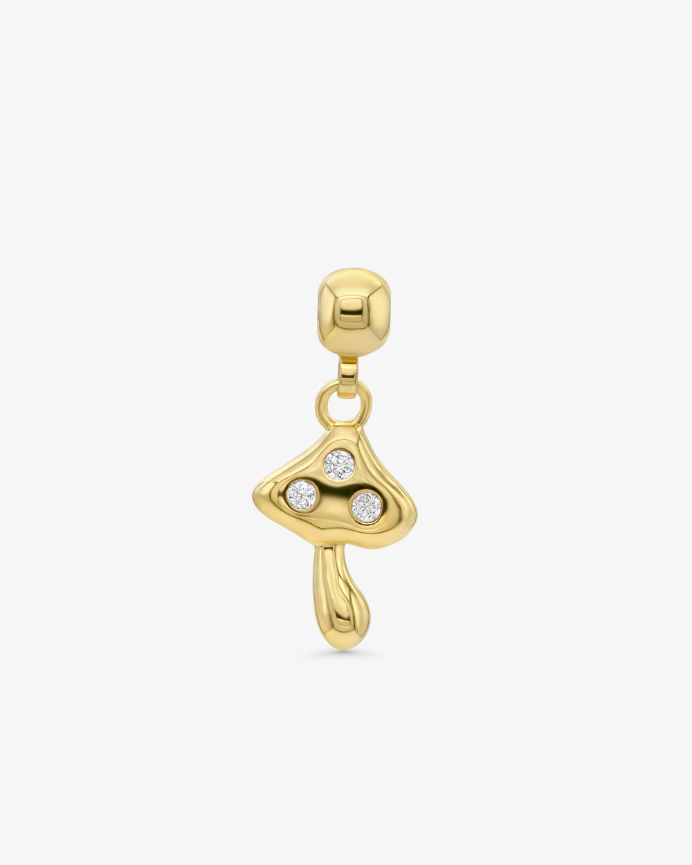 Mushroom Charm Gold
