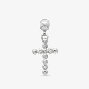 Cross Charm Silver