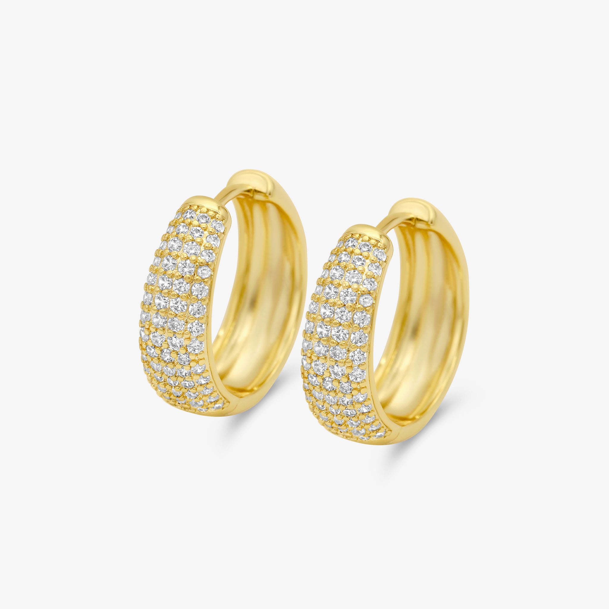 Dome Hoops (L) Gold