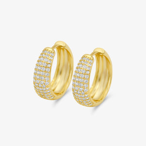 Dome Hoops (L) Gold