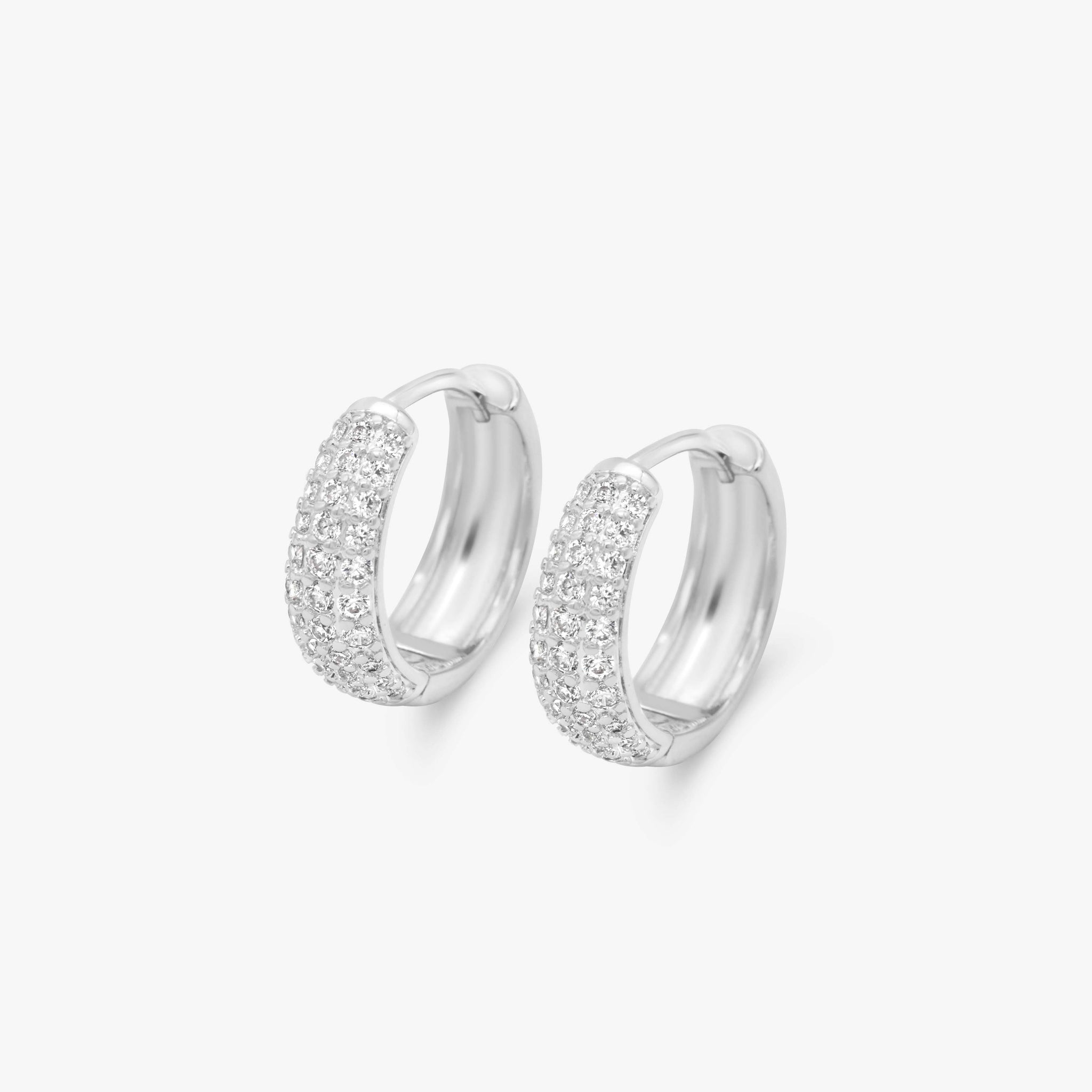 Dome Hoops (M) Silver
