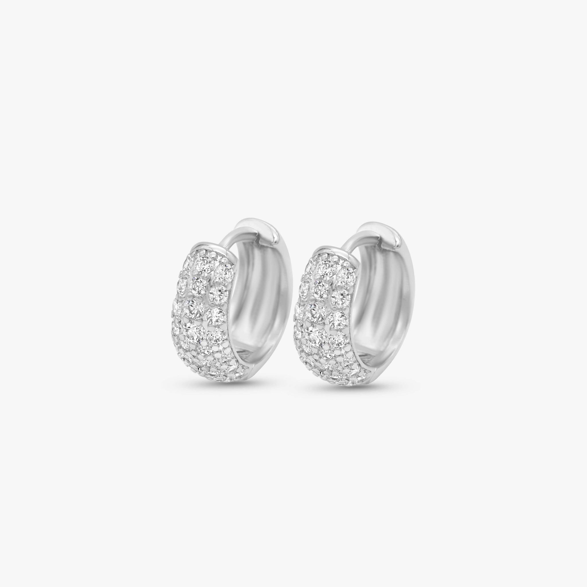 Dome Hoops (S) Silver