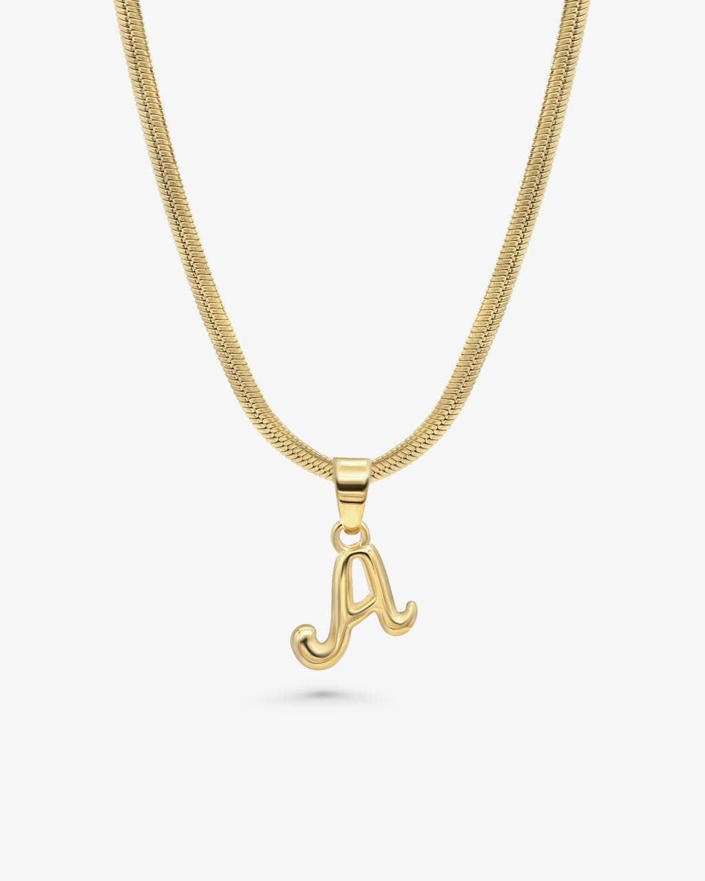 Bone Letter Necklace