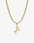 Bone Letter Necklace