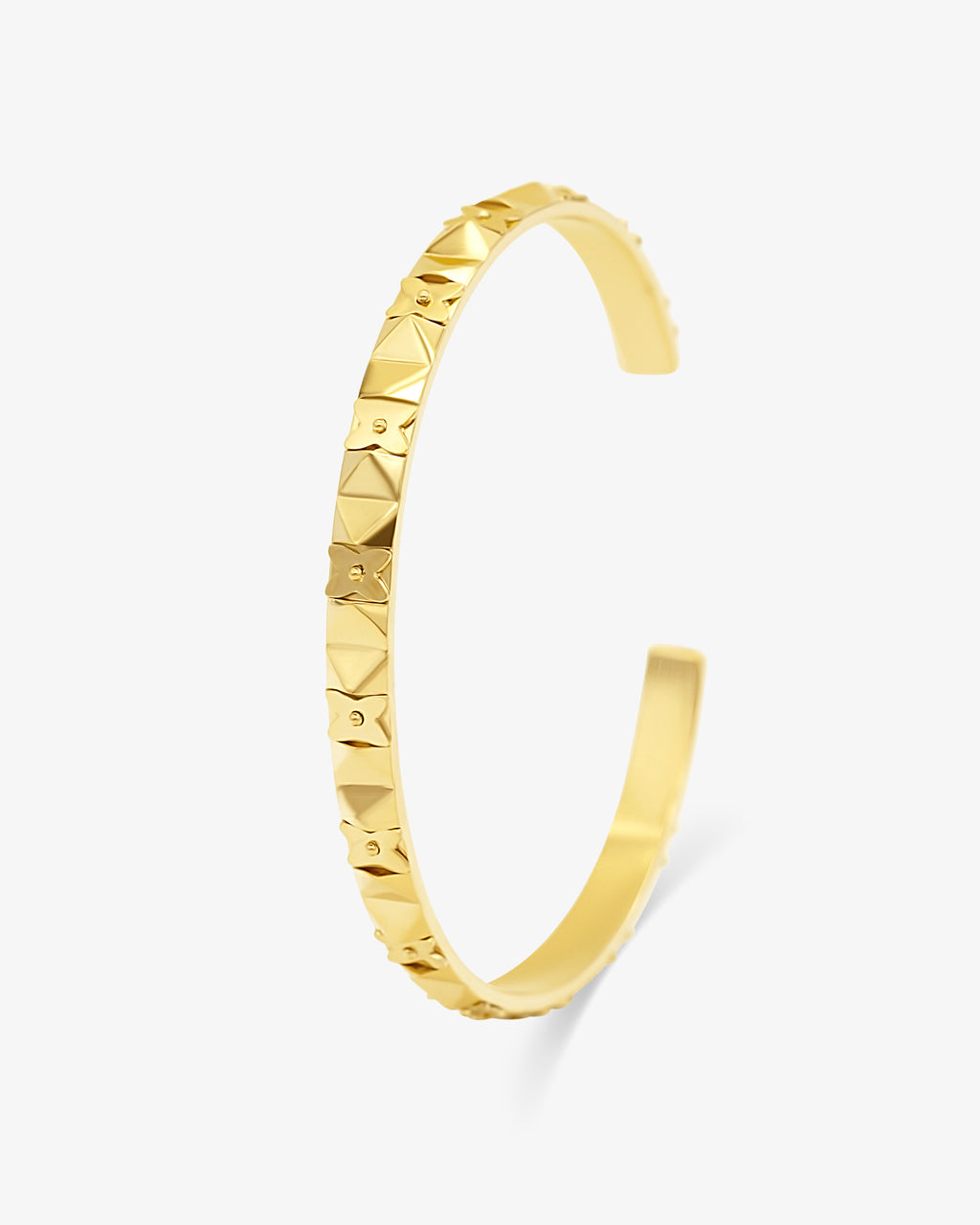 Flower Bangle Gold