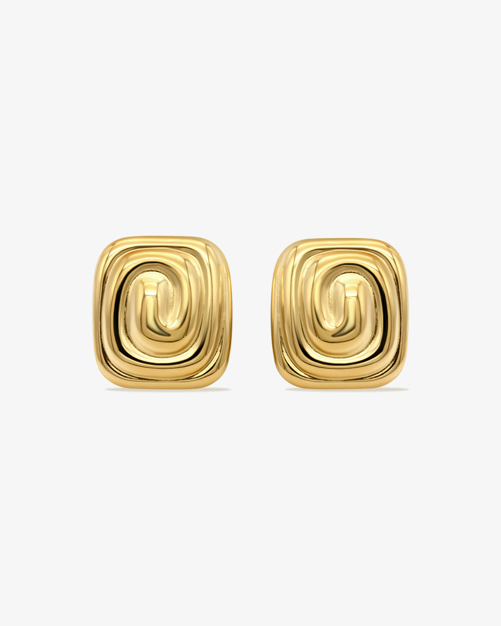 Sculpt Earrings Gold
