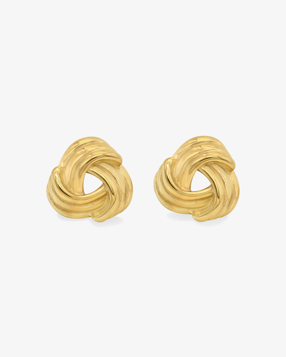 Knot Earrings Gold