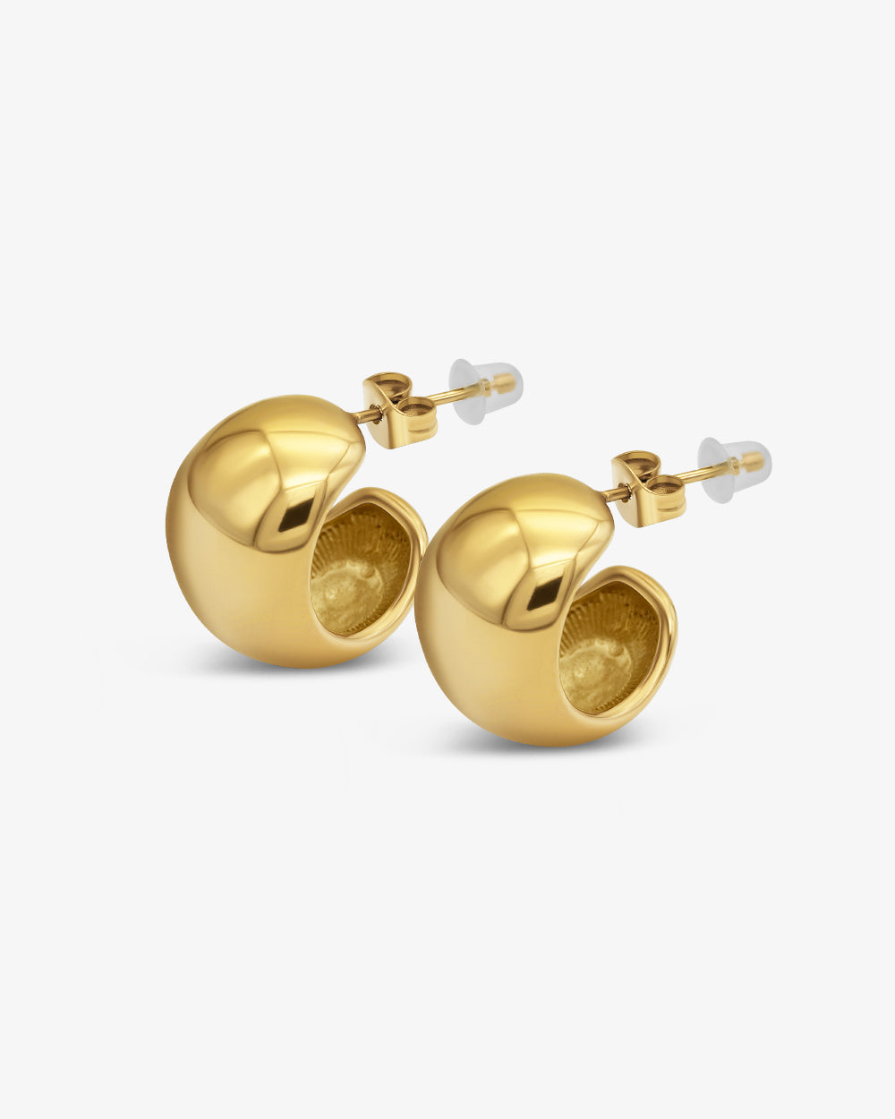 Halo Earrings Gold