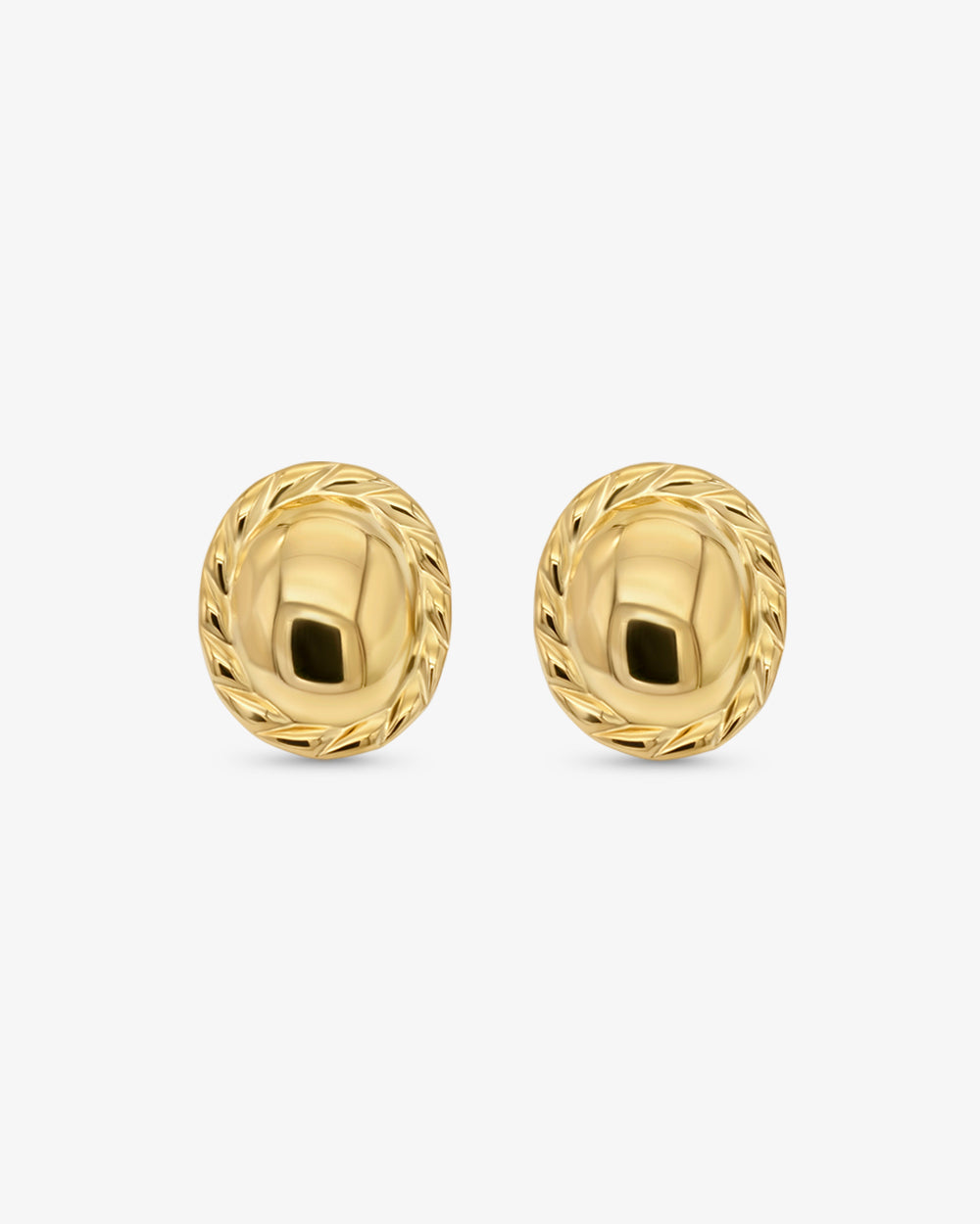 Mirror Earrings Gold