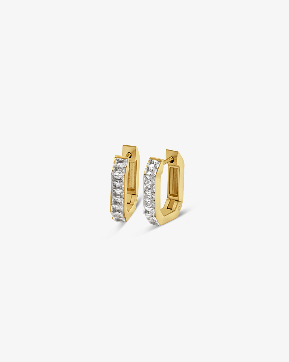 Crystal Hoop Gold