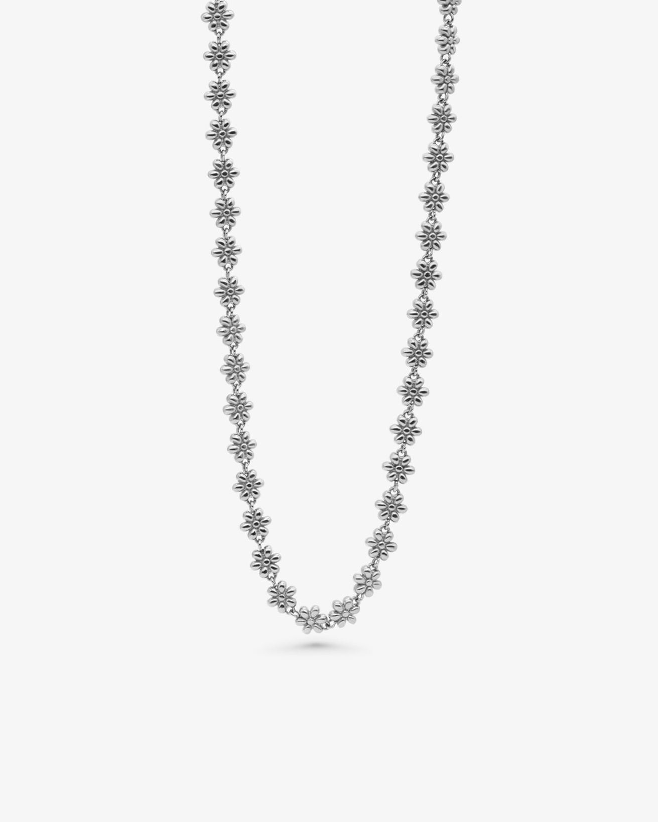 Flower Chain Silver