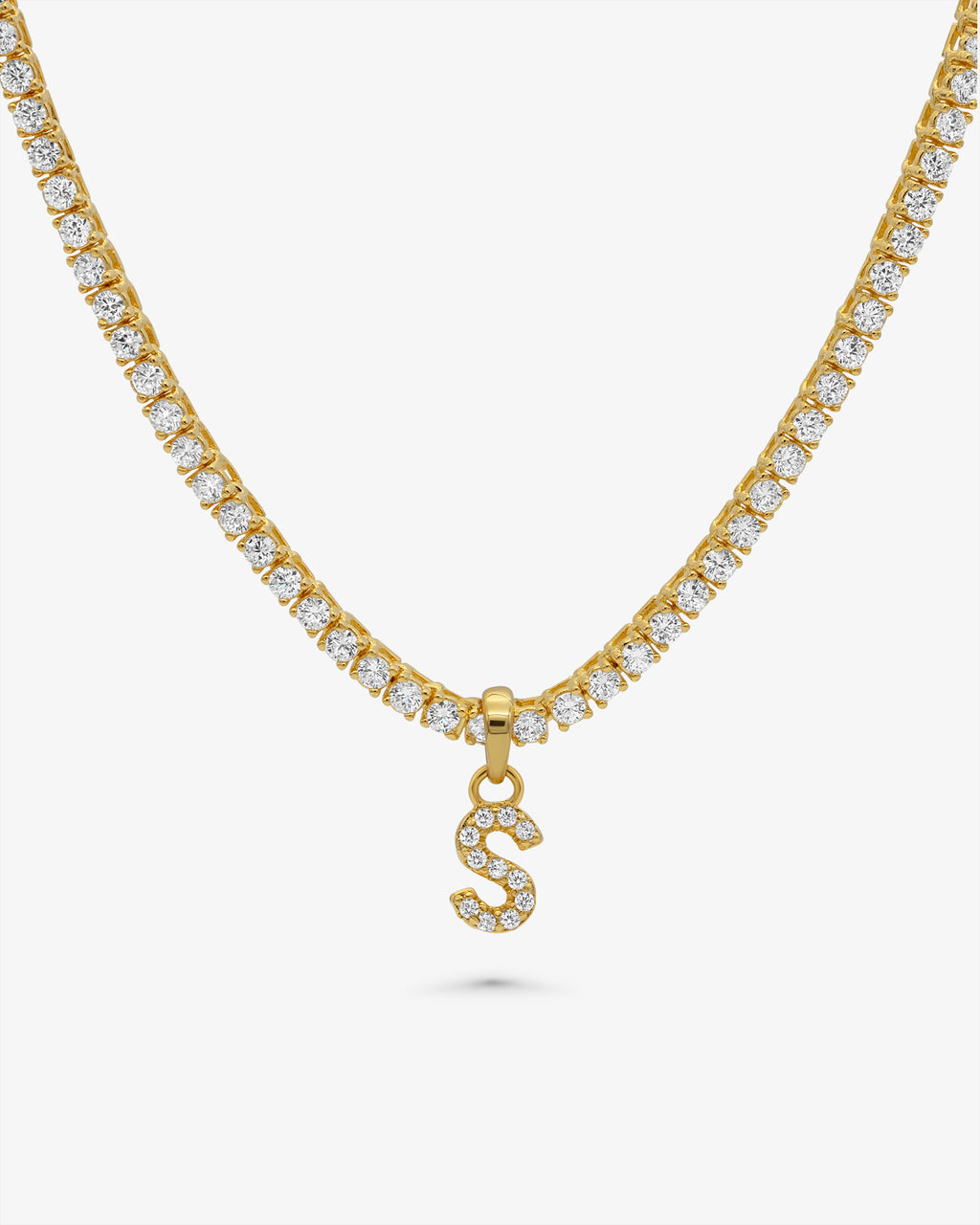 Tennis Letter Necklace