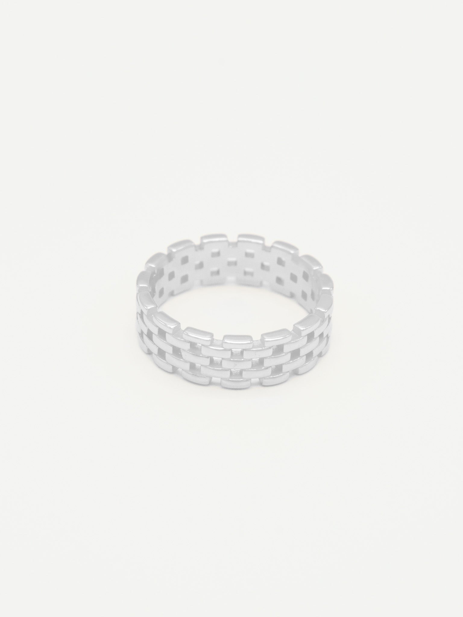 Avenue Link Ring Silver