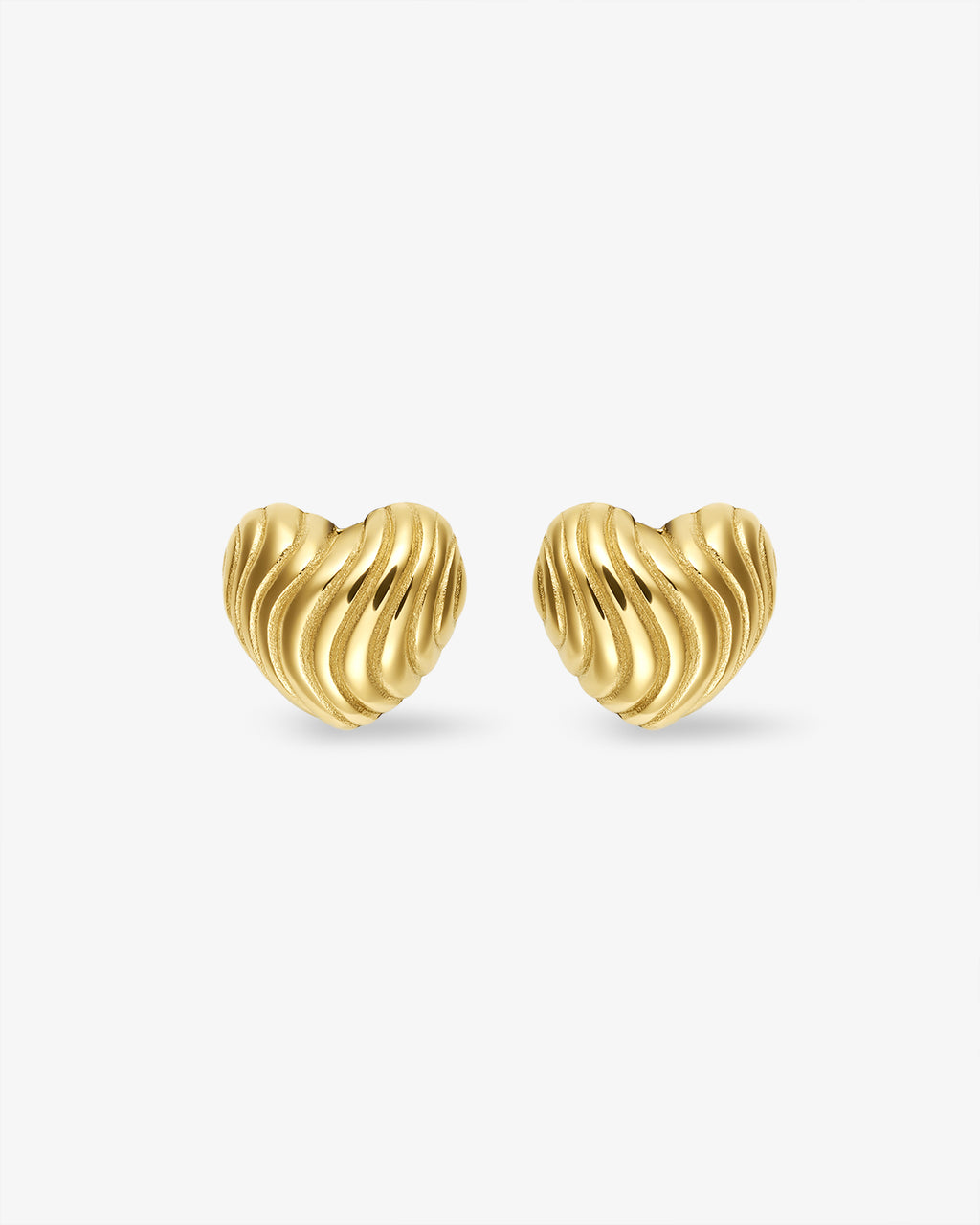 Wavy Heart Earrings